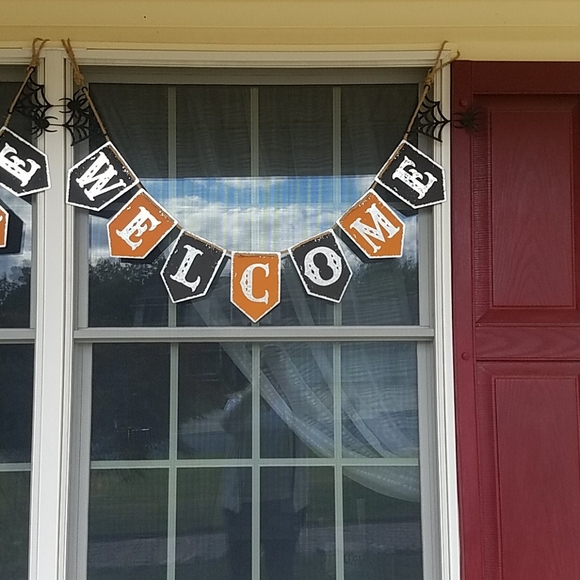 Welcome Halloween Banner - Picture 1 of 6